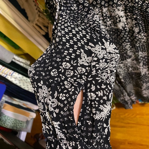 Floor Length Modest Matron Shift Dress - Picture 4 of 4